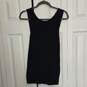 Chic Black Sleeveless Tank Top